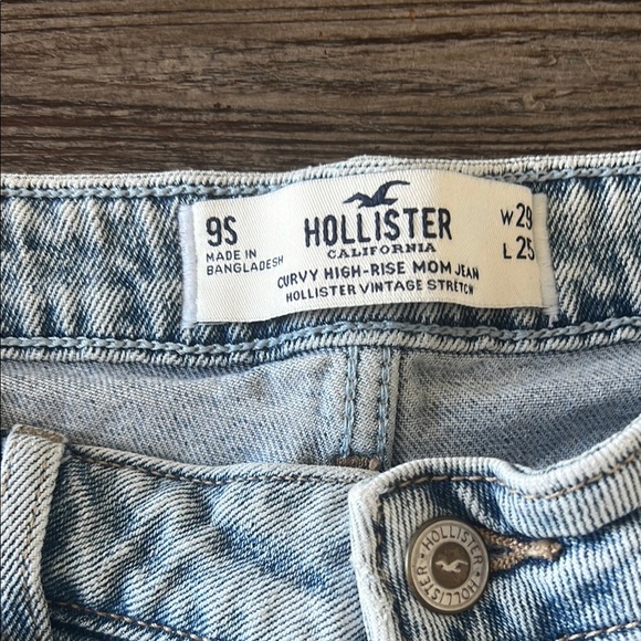 Hollister Light Blue Flare & Wide Leg Jeans - Picture 4 of 12